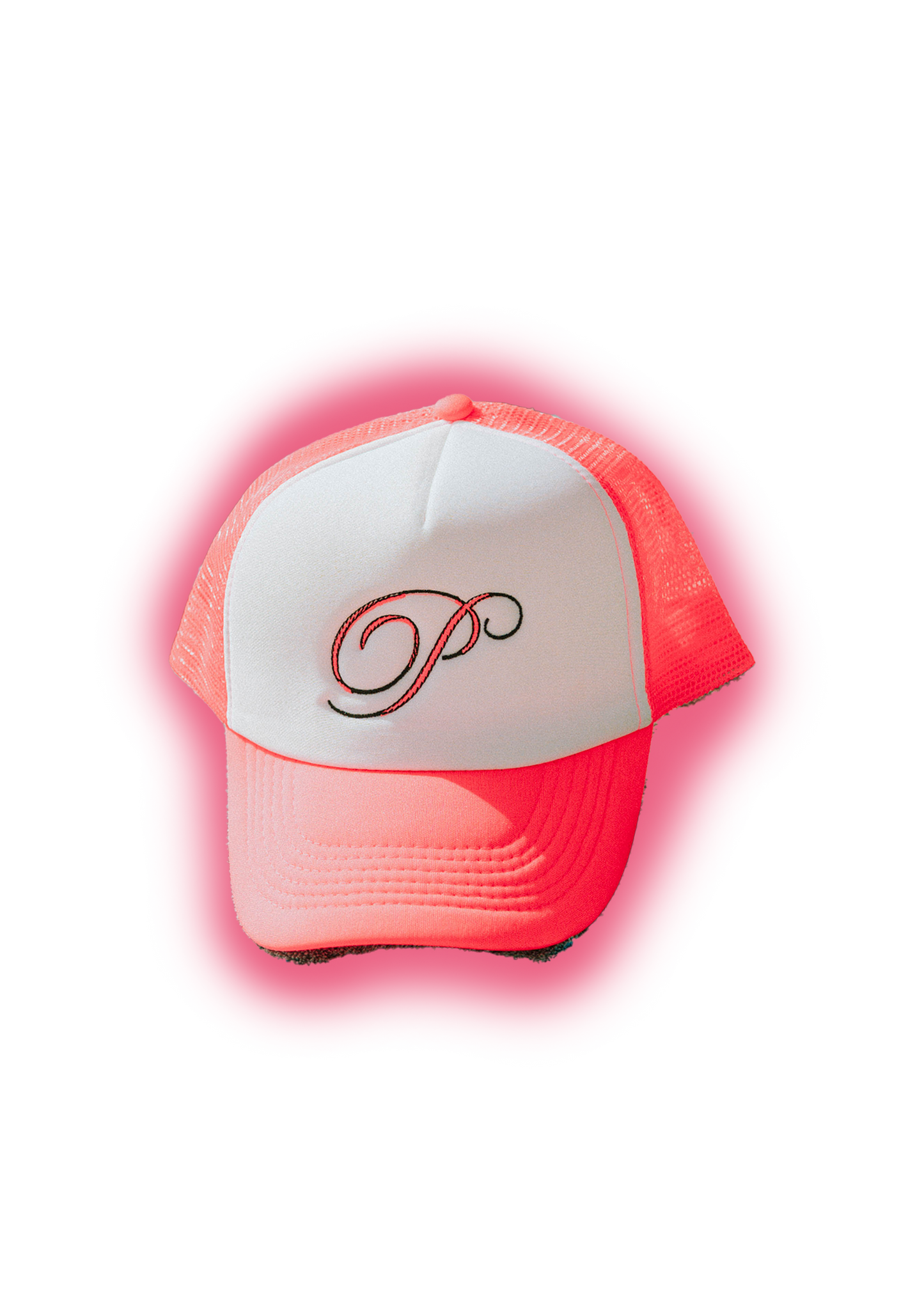 EMBROIDED P TRUCKER HAT